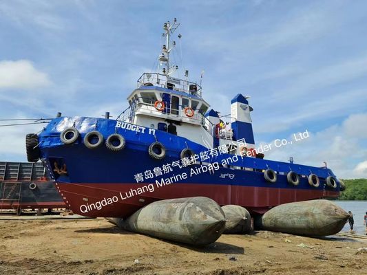 Ship Launching Marine Rubber Airbags Customizable Durable