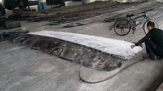 CB/T-3837 স্ট্যান্ডার্ড 1.5m X 15m সামুদ্রিক রাবার এয়ারব্যাগ জাহাজ উত্তোলনের জন্য