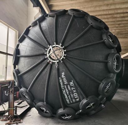 Pneumatyczne gumowe skrzydła o rozmiarach 4,5 × 7 m