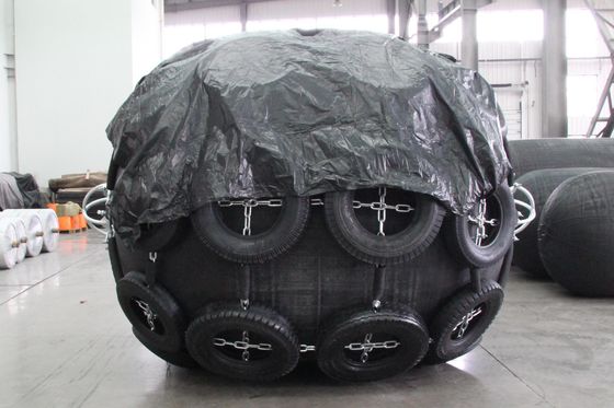 Fender pneumático Yokohama com rede de pneus 2,5mX3 M