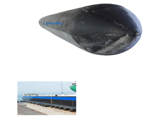 Ship Launching Black Marine Air Bag 2.0*20m Inflatable Rubber Balloons