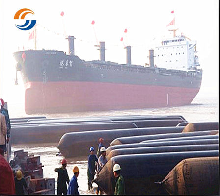 O diâmetro de borracha marinho 1.8m X 10m da bolsa a ar envia bolsas a ar de flutuação de levantamento