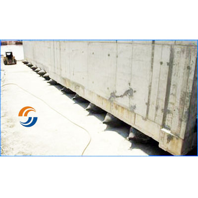 เรือถุงลมนิรภัยยางทะเล 1.5 เมตร * 20 เมตรคอนกรีตถุงลมนิรภัยหนักสำหรับยก