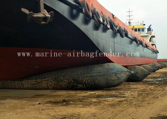 Peluncuran Kapal Laut Karet Airbag Pneumatic Tekanan Kerja 0,14 MPa