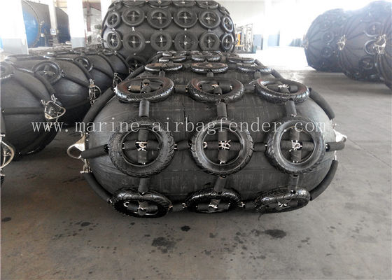 D1.5m x L3.0m Marine Floating Pneumatic Yokohama Rubber Fenders