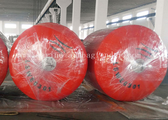 D2m*L3.5m Bright PU Skin EVA Foam Filled Fenders For Berthing Protection