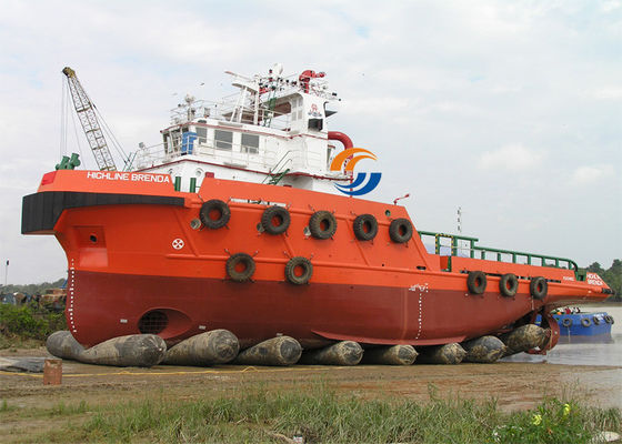 Ship Launching Marine Landing Airbags Synthetic Tyre Cord Rubber Layers