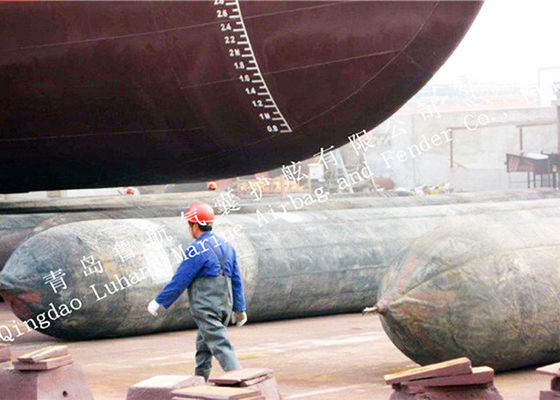 Força de alta elasticidade resistente de arrasto da segurança das bolsas a ar do salvamento do barco do navio