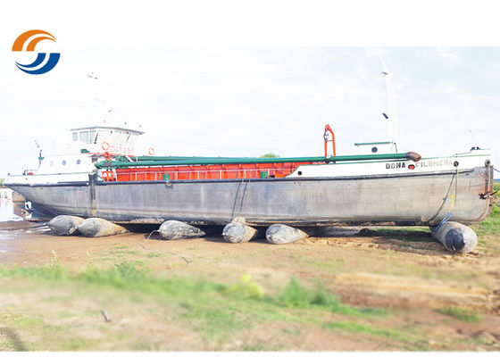 Pneumatic Rubber Boat Lift Air Bags 1.2m*10m Durable For Ship Lifting
