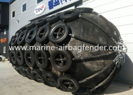 Safety Air Filled Pneumatic Marine Fender Durable Rubber No Air Leakage
