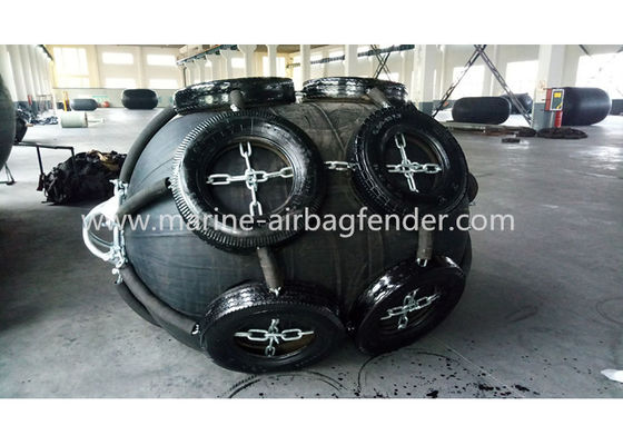 Cylindrical Body Dock Bumper Fender Air Filled Easy Deploy Port Ship Fender