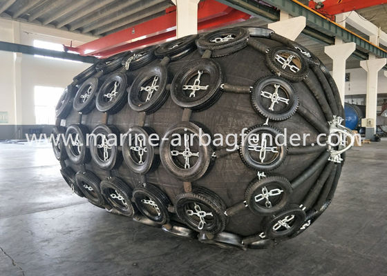 Floating Yokohama Pneumatic Rubber Fender بدون فریب اورژانسی نشت هوا